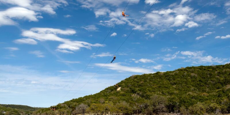 Zipline on Lake Travis