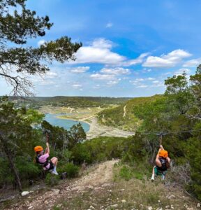Double Barrel Adventure. Texas' longest and fastest zipline.