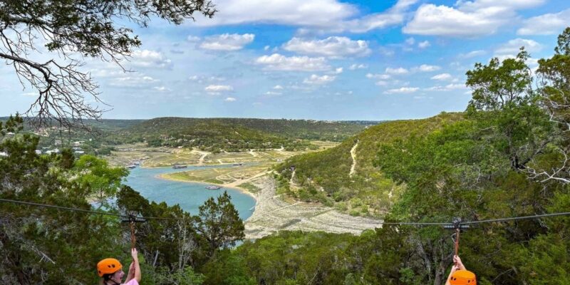 Double Barrel Adventure. Texas' longest and fastest zipline.