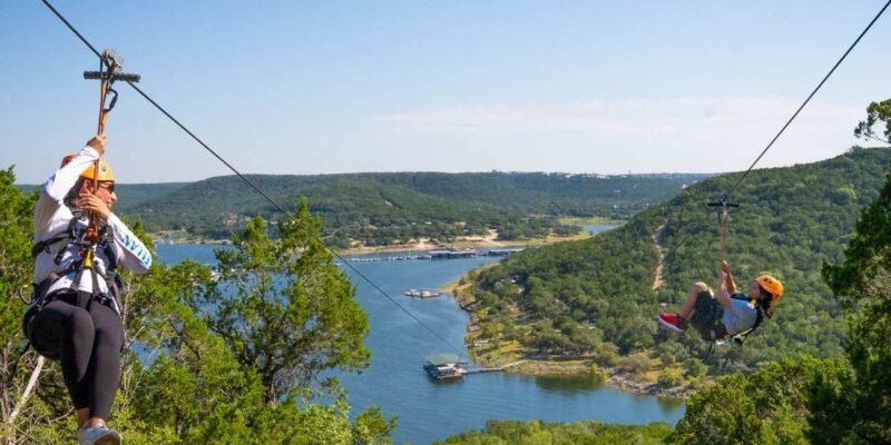 The longest and fastest zipline in Texas