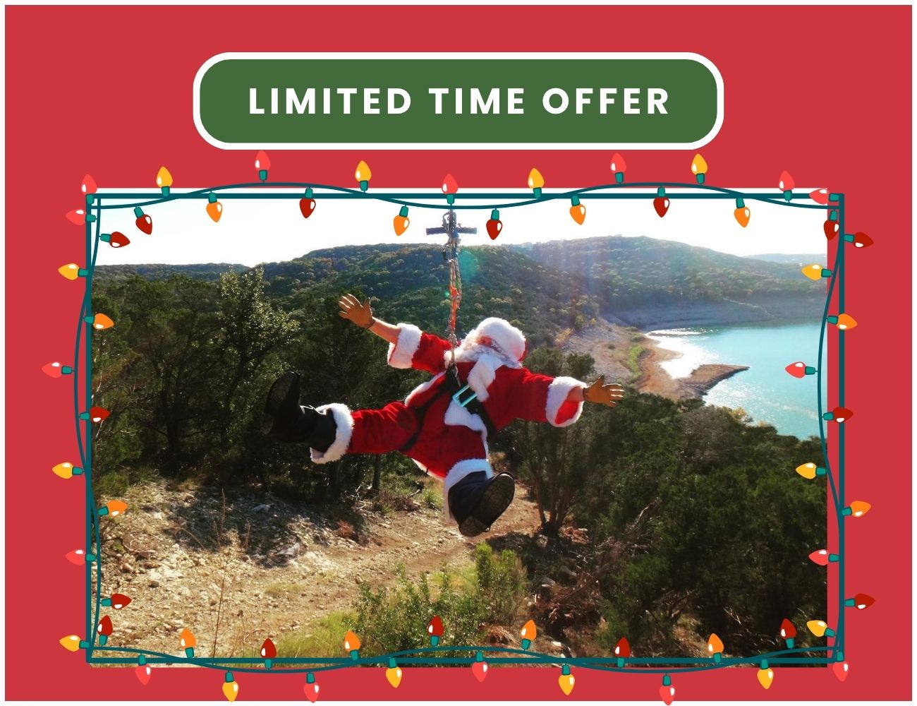 Santa Ziplining