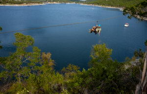 zip over the lake