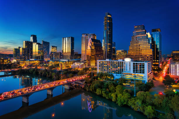 Austin at night